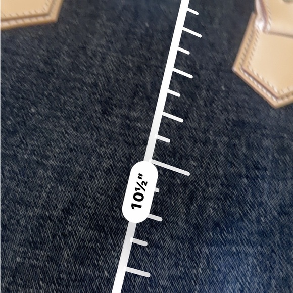 💯 Burberry Navy Tote with Red and Cream Accents Blue Label - Picture 13 of 13